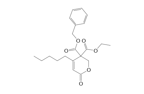 3-Benzyl 3-ethyl 6-oxo-4-pentyl-2H-pyran-3,3(6H)-dicarboxylate