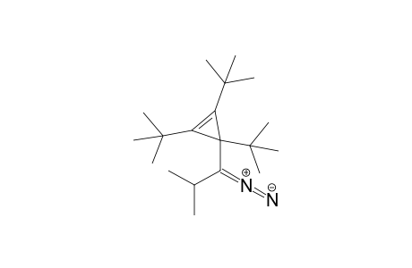 Isopropyl-[1,2,3-tris(t-butyl)-2-cyclopropen-1-yl]diazomethane