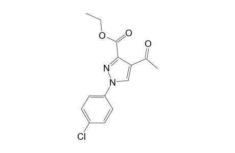 Ethyl 4-acetyl-1-p-chlorophenylpyrazole-3-carboxylate