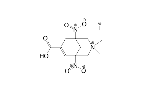 3-azoniabicyclo[3.3.1]non-6-ene, 7-carboxy-3,3-dimethyl-1,5-dinitro-, iodide