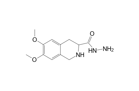 3-Isoquinolinecarboxylic acid, 1,2,3,4-tetrahydro-6,7-dimethoxy-, hydrazide