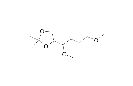 1,3-Dioxolane, 4-(1,4-dimethoxybutyl)-2,2-dimethyl-