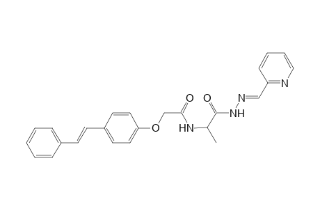 1-[(2'-Pyridyl)imino]aminocarbonyl}- 1-[4'-stilbenyloxymethyl)aminocarbonyl]ethane
