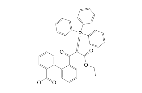 2'-[2-(ETHOXYCARBONYL)-1-OXO-2-(TRIPHENYLPHOSPHORANYLIDENE)-ETHYL]-1,1'-BIPHENYL-2-CARBOXYLIC-ACID