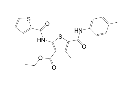 ethyl 4-methyl-2-[(2-thienylcarbonyl)amino]-5-(4-toluidinocarbonyl)-3-thiophenecarboxylate