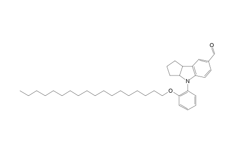 4-(2-Octadecyloxyphenyl)-1,2,3,3a,4,8b-hexahydrocyclopenta[b]indole-7-carbaldehyde