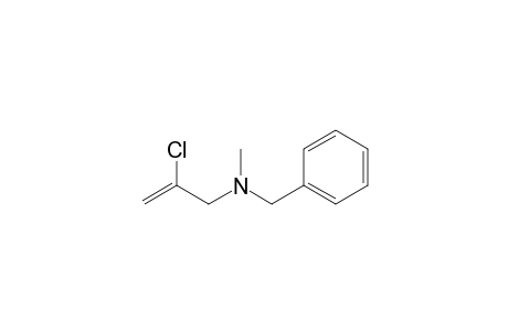 2-Chloranyl-N-methyl-N-(phenylmethyl)prop-2-en-1-amine