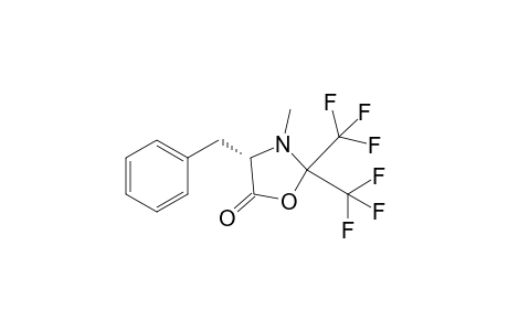 (4S)-4-Benzyl-2,2-bis(trifluoromethyl)-3-methyloxazolidin-5-one