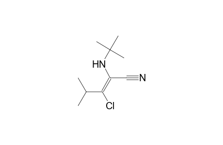 (E,Z)-2-tert-butylamino-3-chloro-4-methyl-2-pentenenitrile