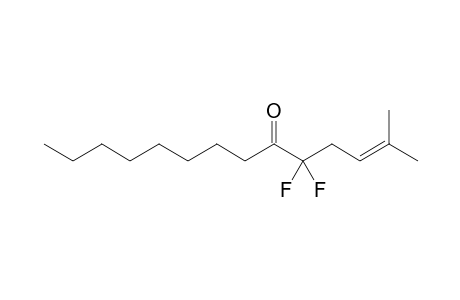5,5-Difluoro-2-methyltetradec-2-en-6-one