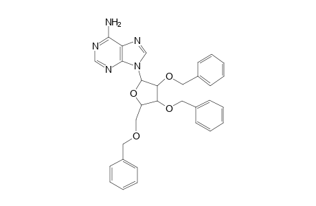 9-.alpha.-[2,3,5-O-Tribenzyl-d-arabinosyl]adenine
