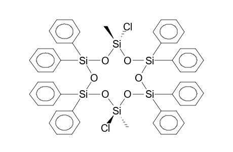 TRANS-2,8-DICHLORO-2,8-DIMETHYL-4,4,6,6,10,10,12,12-OCTAPHENYLCYCLOHEXASILOXANE