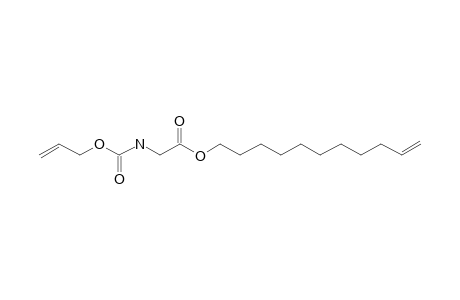 Glycine, N-allyloxycarbonyl-, undec-10-enyl ester