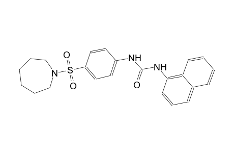 N-[4-(hexahydro-1H-azepin-1-ylsulfonyl)phenyl]-N'-(1-naphthyl)urea