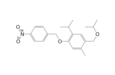 1-(isopropoxymethyl)-5-isopropyl-2-methyl-4-[(4-nitrobenzyl)oxy]benzene