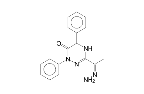 3-(1-Hydrazonoethyl)-1,5-diphenyl-4,5-dihydro-1H-[1,2,4]triazin-6-one