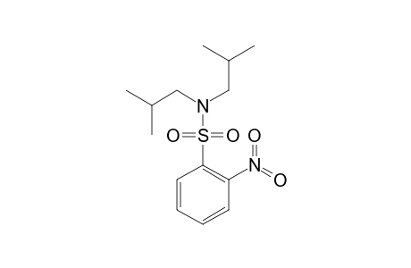 Benzenesulfonamide, 2-nitro-N,N-diisobutyl-