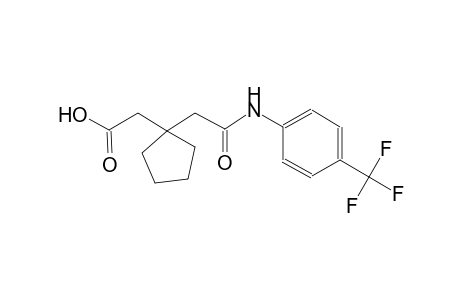 (1-{2-oxo-2-[4-(trifluoromethyl)anilino]ethyl}cyclopentyl)acetic acid