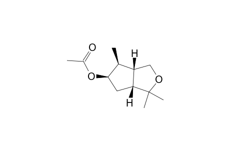 (3aS,4S,5R,6aR)-Hexahydro-1,1,4-trimethyl-1H-cyclopenta[c]furan-5-yl Acetate