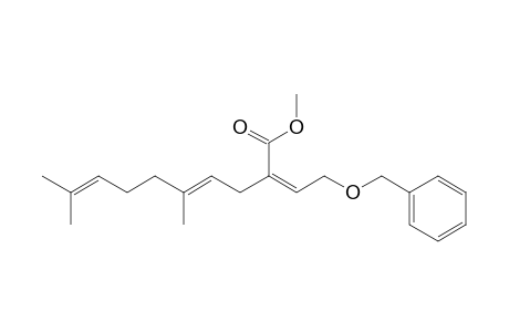 (2(1')Z,4E)-Methyl 2-(2'-benzyloxyethylidene)-5,9-dimethyl-4,8-decadienoate