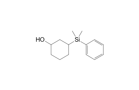3-Dimethyl(phenyl)silylcyclohexanol