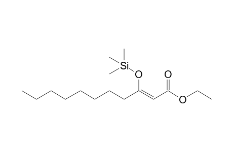 Ethyl 3-(trimethylsilyloxy)undec-2-enoate