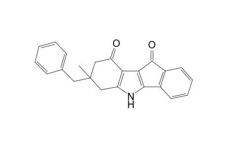 7-Benzyl-7-methyl-tetrahydroindeno[1,2-b]indole-9,10-dione