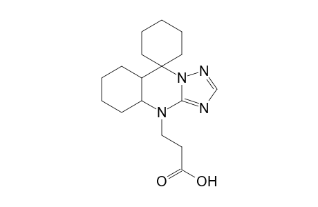 3-(4a',5',6',7',8',8a'-Hexahydro-4'H-spiro[cyclohexane-1,9'-[1,2,4]triazolo[5,1-b]quinazolin]-4'-yl)propanoic acid