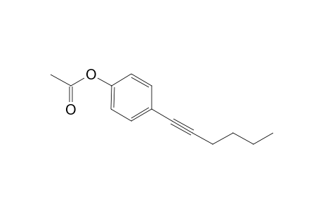 4-(Hex-1-yn-1-yl)phenyl acetate