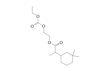 2-((ethoxycarbonyl)oxy)ethyl 2-(3,3-dimethylcyclohexyl)propanoate