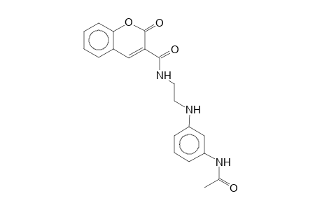 N-(2-[3-(Acetylamino)anilino]ethyl)-2-oxo-2H-chromene-3-carboxamide