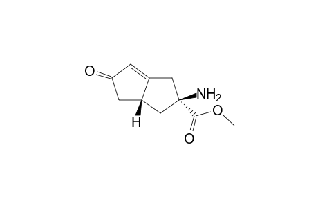 Methyl (3S,5R)-3-amino-7-oxobicyclo[3.3.o]oct-8(1)-ene-3-carboxylate