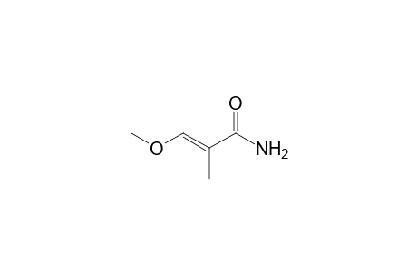 (2E)-3-methoxy-2-methyl-2-propenamide
