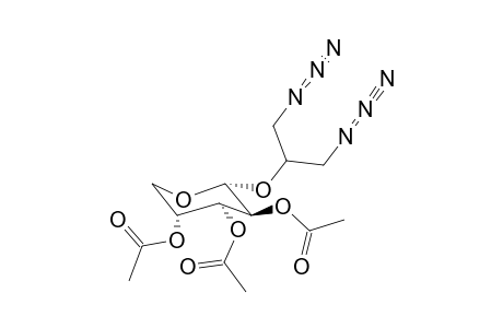 (1,3-Diazido-prop-2-yl)-2,3,4-tri-O-acetyl-a-d-arabinopyranoside
