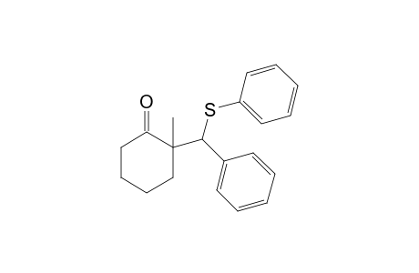 2-Methyl-2-[(phenyl)(phenylthio)methyl]-1-cycohexanone
