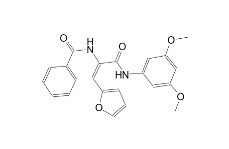 N-[(E)-1-[(3,5-dimethoxyanilino)carbonyl]-2-(2-furyl)ethenyl]benzamide
