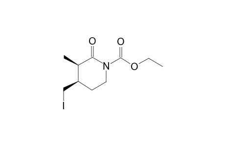 (3R*,4R*)-Ethyl 4-(Iodomethyl)-3-methyl-2-oxopiperidine-1-carboxylate