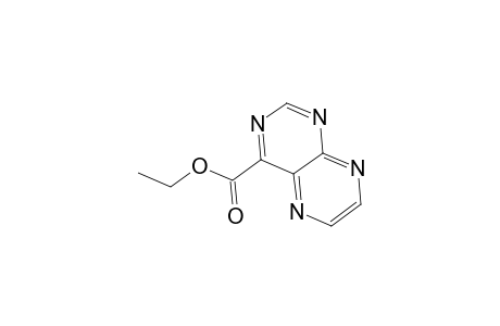 4-Pteridinecarboxylic acid, ethyl ester