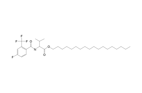 L-Valine, N-(4-fluoro-2-trifluoromethylbenzoyl)-, octadecyl ester