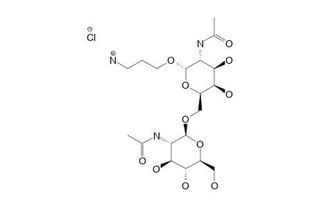 3-AMINOPROPYL-2'-DEOXY-2'-ACETAMIDO-D-GLUCOPYRANOSYL-(1->6)-ALPHA-D-2-DEOXY-2-ACETAMIDO-D-GALACTOPYRANOSIDE-HYDROCHLORIDE