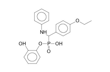 O-(2-HYDROXYPHENYL)[ALPHA-(PHENYLAMINO)-PARA-ETHOXYBENZYL]PHOSPHONICACID