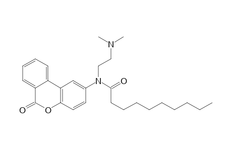 Decanoic acid (6-oxo-6H-benzo[c]chromen-2-yl)-(2-dimethylaminoethyl)amide