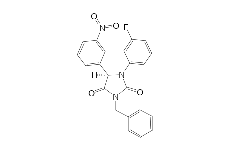 (R)-3-Benzyl-1-(3-fluoro-phenyl)-5-(3-nitro-phenyl)-imidazolidine-2,4-dione