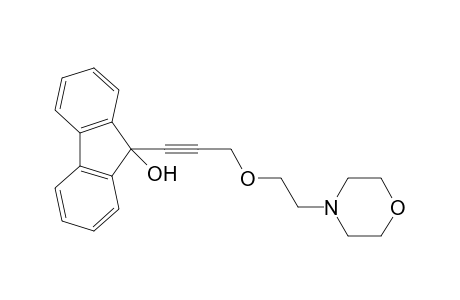 9-[3-(2-morpholinoethoxy)-1-propynyl]fluoren-9-ol