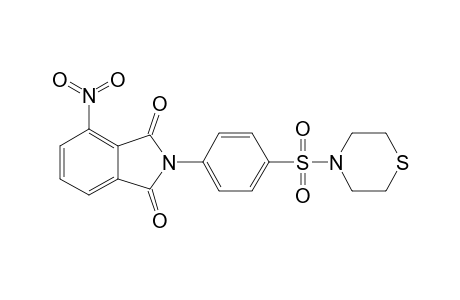 4-NITRO-2-[4-(THIOMORPHOLINO-SULFONYL)-PHENYL]-ISOINDOLINE-1,3-DIONE;LASSBIO-1437