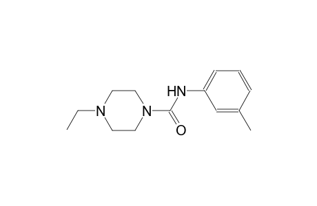 4-ethyl-N-(3-methylphenyl)-1-piperazinecarboxamide