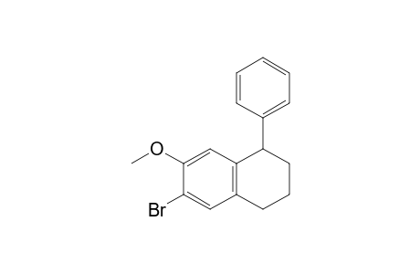 Naphthalene, 6-bromo-1,2,3,4-tetrahydro-7-methoxy-1-phenyl-