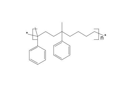 Poly[bis(alpha-methylstyrene)-alt-tetramethylene]