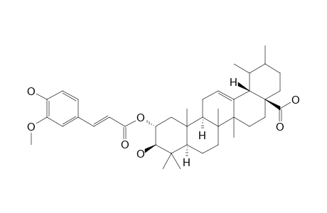 2-ALPHA-O-TRANS-FERULYL-3-BETA-HYDROXY-URS-12-EN-28-OIC-ACID