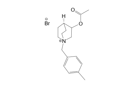 3-ACETOYLOXY-1-(4-METHYLBENZYL)-QUINUCLIDINIUM-BROMIDE